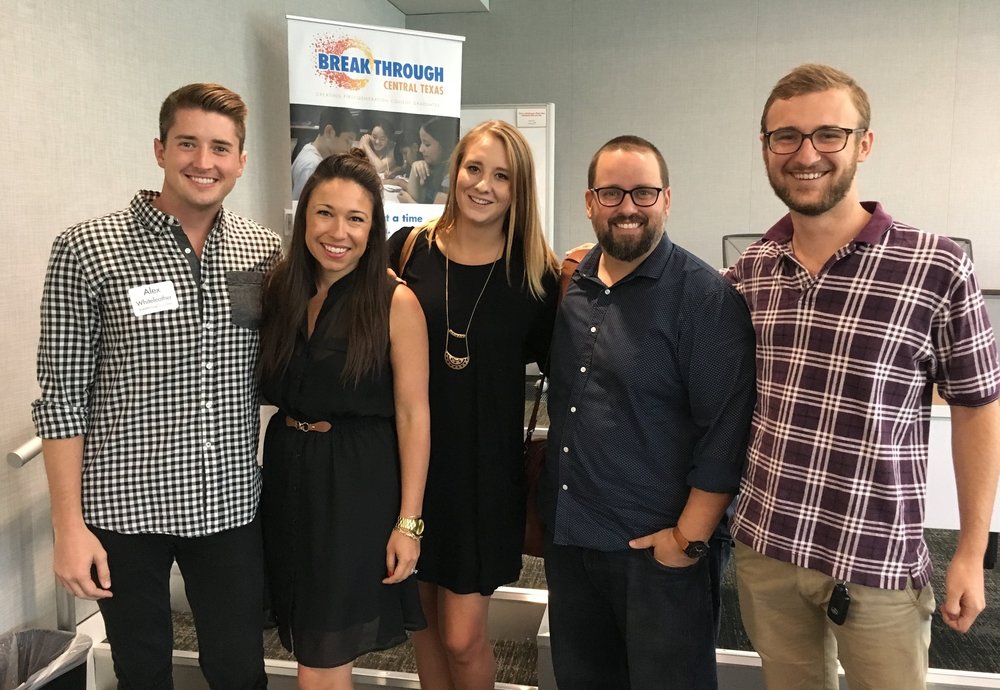 Abilitie employees volunteering at Breakthrough Austin